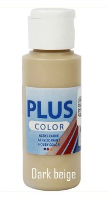 DARK BEIGE akrylfärg från Plus Color 60 ml