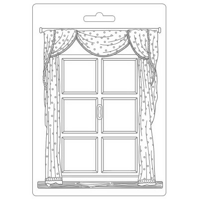 Daydream Window soft mould A5 from Stamperia