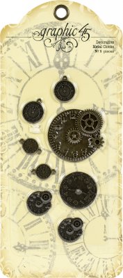 Decorative Metal Clocks (8pcs) from Graphic 45