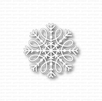 DEKORATIV SNÖFLINGAstansmall från Gummiapan ca 45x45 mm