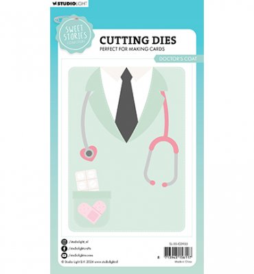DOCTOR'S COAT die set - Stansmallar med krya på dig tema läkare från Studio Light