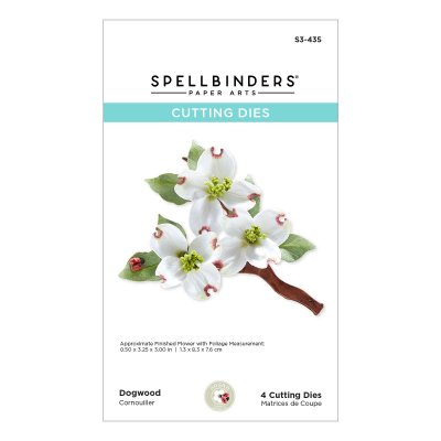Dogwood flower die set - Stansmallar till blomsterkornell från Susan Tierney-Cockburn Spellbinders