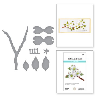 Dogwood flower die set - Stansmallar till blomsterkornell från Susan Tierney-Cockburn Spellbinders