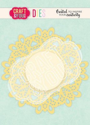 Doily 5 die - Stansmall med kakservett från Craft & You