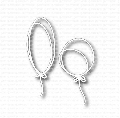 Doodlade ballonger - Stansmallar från Gummiapan 22x61 mm, 27x51 mm