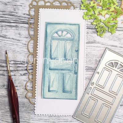 Dörr DOOR DIE - Stansmall från Gummiapan 4,65x10 cm