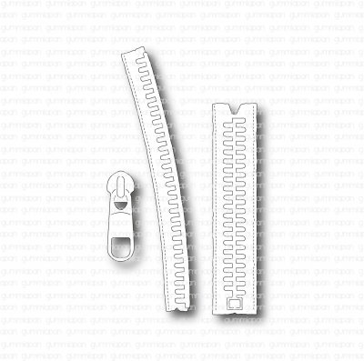 DRAGKEDJA zipper die set from Gummiapan 8x27 mm, 21x81 mm, 13x64 mm