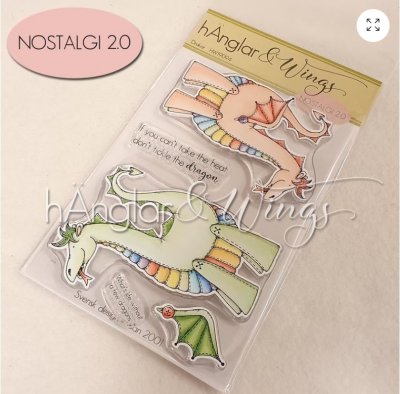 Drakar stämpelset från Hänglar & Wings A6