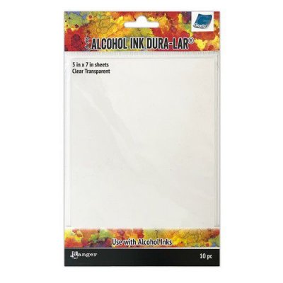 DURA-LAR Clear Transparent 5x7 - Plastark från Tim Holtz Ranger ink