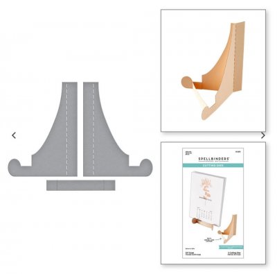 DIY EASEL ETCHED DIE SET - Stafflistansmallar från Spellbinders