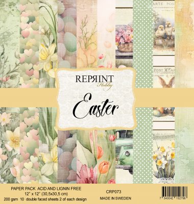 EASTER COLLECTION 2024 pattern paper from Reprint 30X30 cm