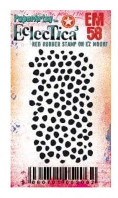 Eclectica Mini rubber stamp 58 from Tracy Scott Paper Artsy