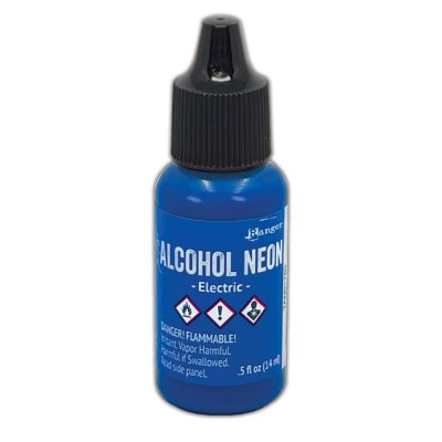 ELECTRIC BLUE neon alcohol ink from Tim Holtz Ranger ink