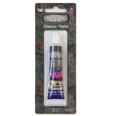 Electric violet Art alchemy metallic wax - Lila metallvax med bivax som grund från Finnabair / Prima marketing inc