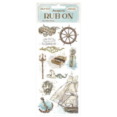 ELEMENTS songs of the sea rub-ons from Stamperia ca 10x20 cm