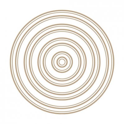 Essential Duo Lines Circles Glimmer Hot Foil Plate set from Spellbinders