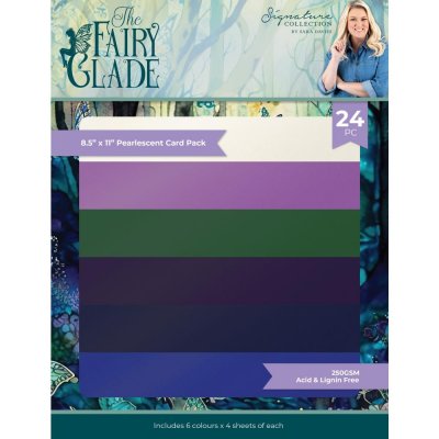 FAIRY GLADE pearl card pack from Crafter's Companion A4