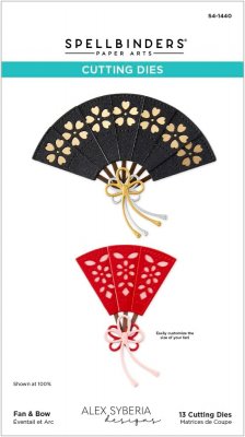 FAN & BOW - Solfjädestanssmall från Spellbinders