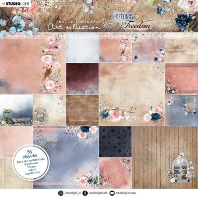 Feelings of Freedom nr.85 - Mönsterpapper från Studio Light 20x20 cm