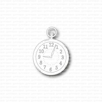 FICKUR KLOCKA stansmall från Gummiapan ca 31x42 mm