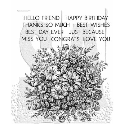 FLORISTRY flower rubber stamp set from Tim Holtz Stamper's Anonymous