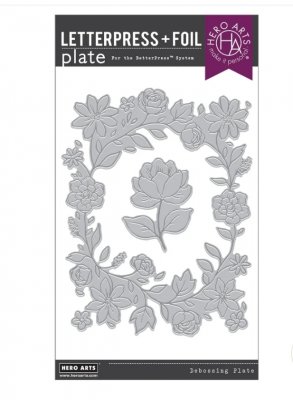 FLORAL BORDER better press from Hero Arts