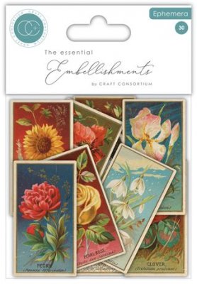 FLOWERS THE COLLECTOR CARD SET FROM CRAFT CONSORTIUM