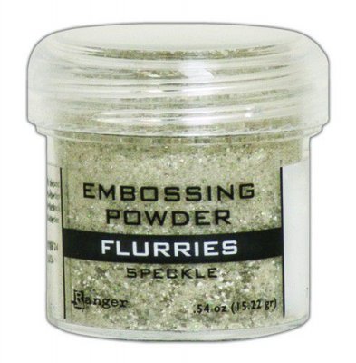 Flurries speckle embossing powder from Ranger