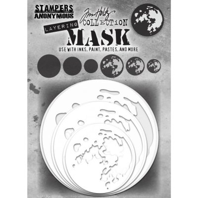 PRE-ORDER Moon stencil mask set from Tim Holtz Stamper's Anonymous