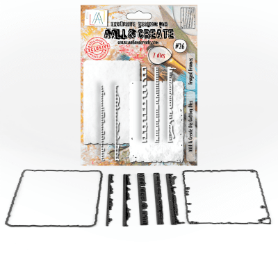 FRAYED FRAMES die set - Stansmallar från AALL & Create