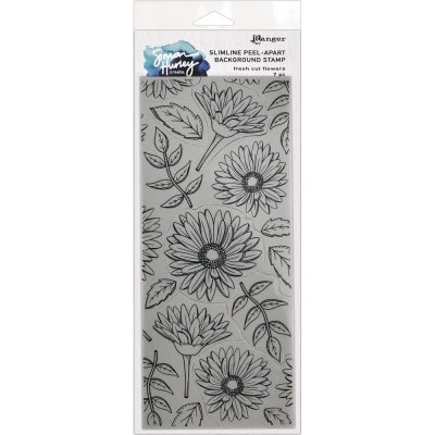 PRE-ORDER Fresh Cut Flowers rubber stamp set from Simon Hurley