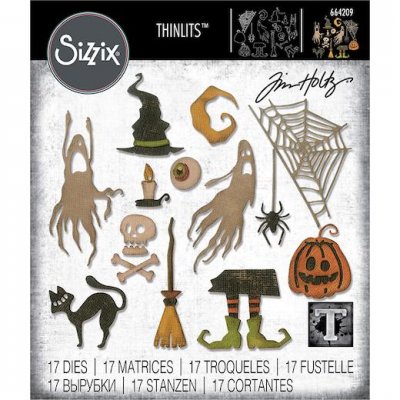 FRIGHTFUL THINGS HALLOWEEN Thinlits Die set from Tim Holtz Sizzix