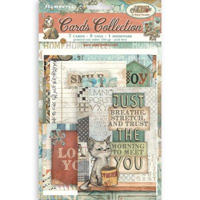 FURRY FRIENDS cards collection from Stamperia