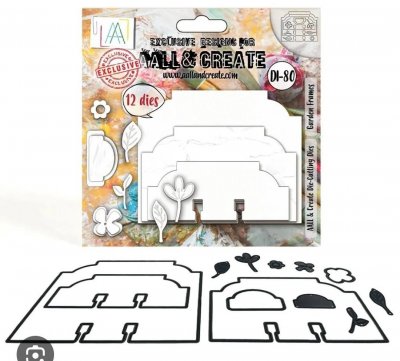 GARDEN CHIC DIE SET GARDEN FRAMES 80 - Stansmallar från AALL & Create