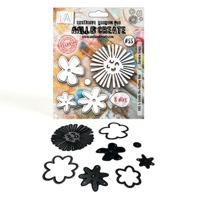 GARDEN GRACE flower die set from AALL & Create 