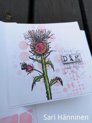 #326 Garden tools clear stamp set - Stämpelset med trädgårdstema från Aall & Create A5 Tracy Evans