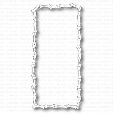SKELETT ga slimline frame die ga Halloween from Gummiapan 6,7x14,7 cm