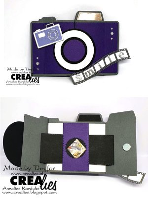 Gate fold shutter die set - Stansmallar till portkort från CreaLies