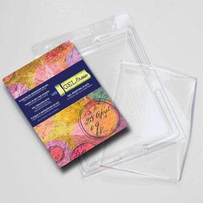 Gel printing plate from Gel Press ca 12x17 cm