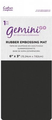Gemini GO rubber embossing mat - Gummimatta till liten stansmaskin från Crafter's Companion