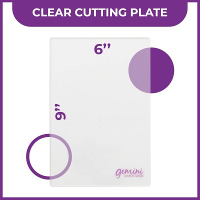 CLEAR CUTTING PLATE Gemini junior 6x9 - Skärplatta från Crafter's companion ca 15x22 cm