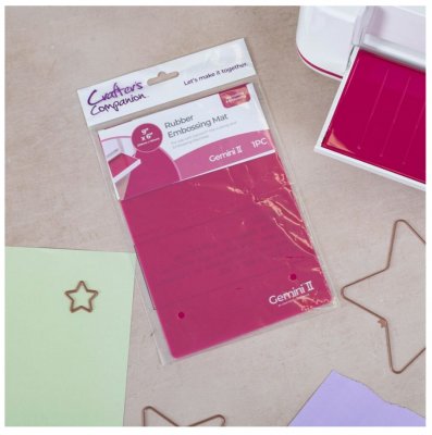 RUBBER EMBOSSING MAT A5 for die cutting macine Gemini II - Gummipräglingsmatta från Crafter's Companion