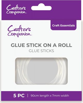GLUE STICK ON A ROLL - Limpistolslimstift på rulle från Crafter's Companion 5 st