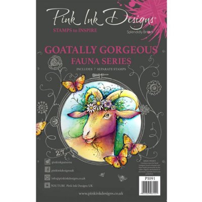 Goatally gorgeous clear stamp set from Pink ink designs