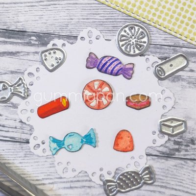 GODISstansmallar från Gummiapan ca 6,5 x 10,5 - 7,5 x 20 mm