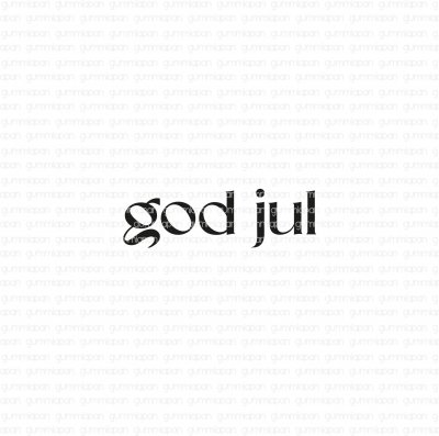 GOD JULstämpel 2024 från Gummiapan ca 43x13 mm
