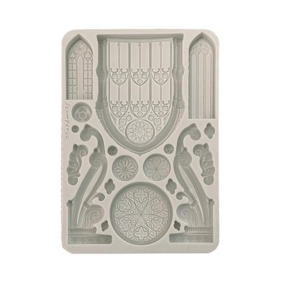 Gothic Architecture Elements silicone mould from Stamperia A5