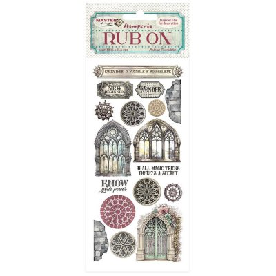 Gothic Windows rubons from Stamperia