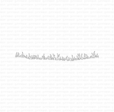Grass die from Gummiapan 11x1,3 cm