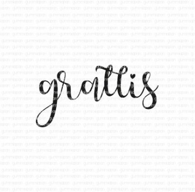 Grattis - Svensk textstämpel från Gummiapan 4,6x2,3 cm